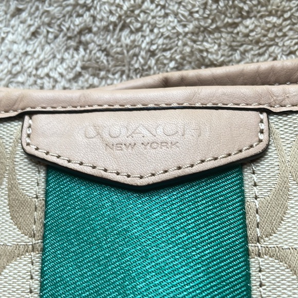 Coach D1453-F28501 Signature C Stripe Drawstring Carryall Tote - Picture 2 of 15